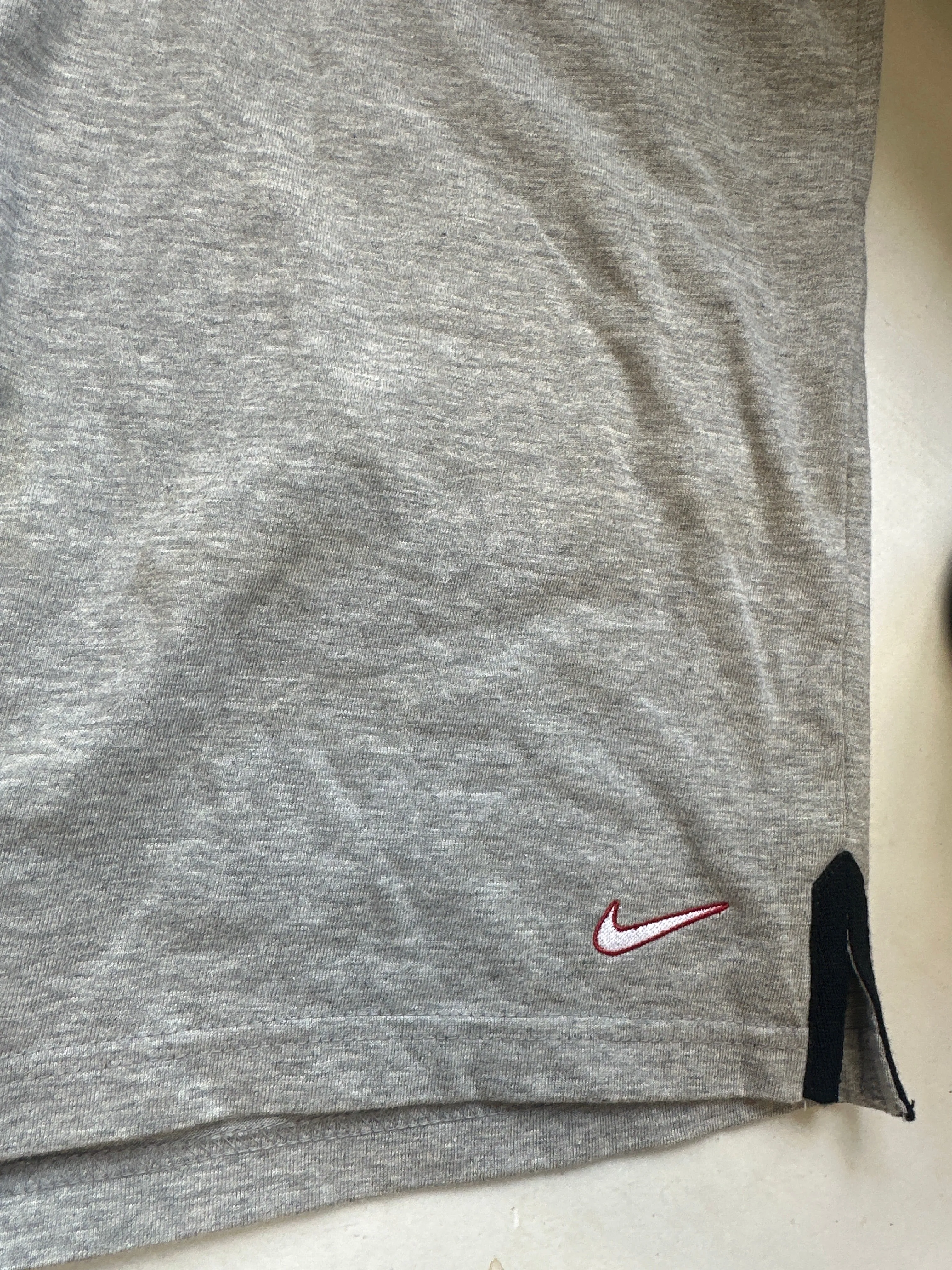baggy grey nike sweat shorts