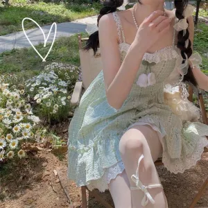 Blueberry Rose Zefir    Dress Mermaidcore Kawaii Academia Y2K Cottagecore Coquette Fairycore Dollette Princesscore