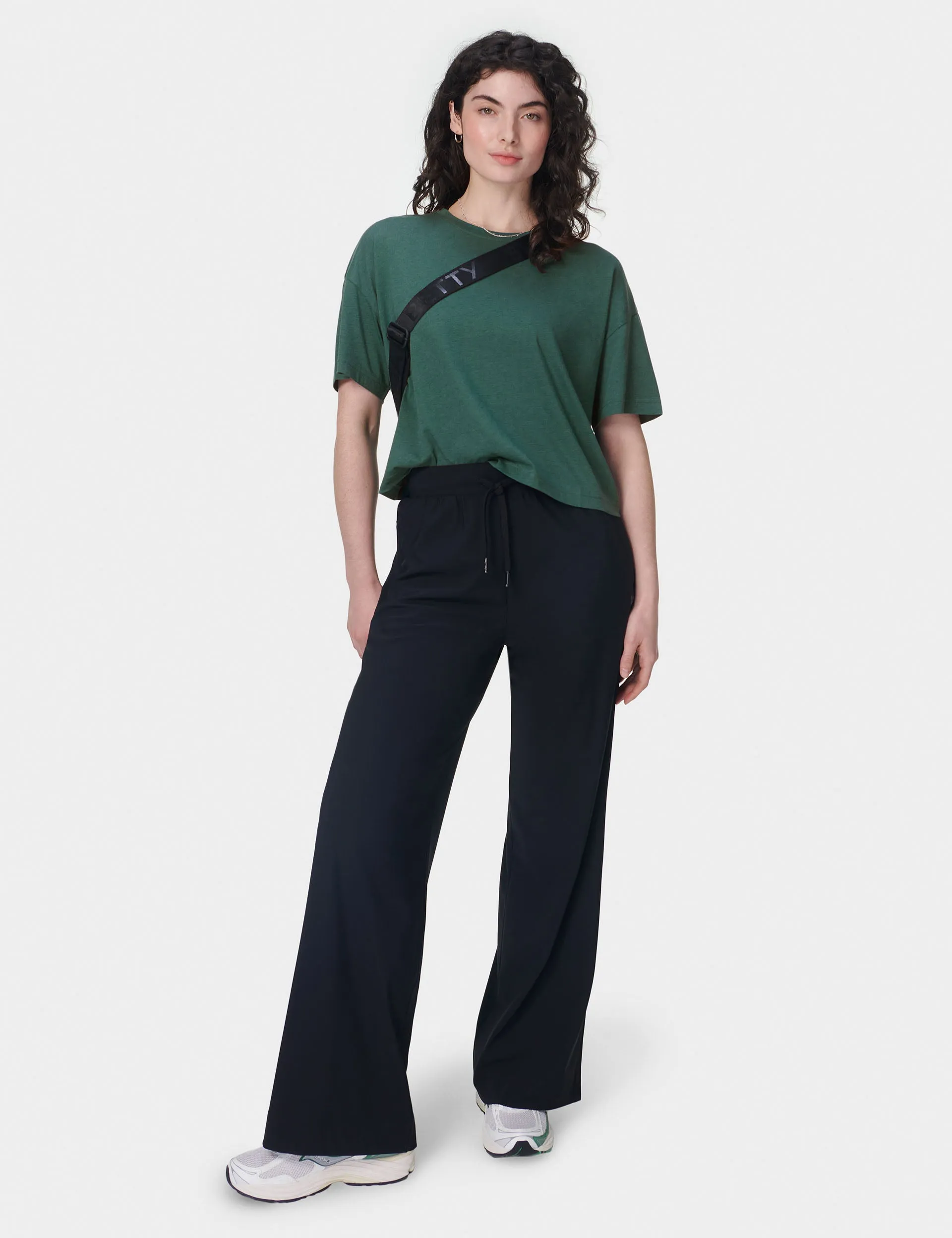 Essential Short Sleeve Crop T-Shirt - Glade Green