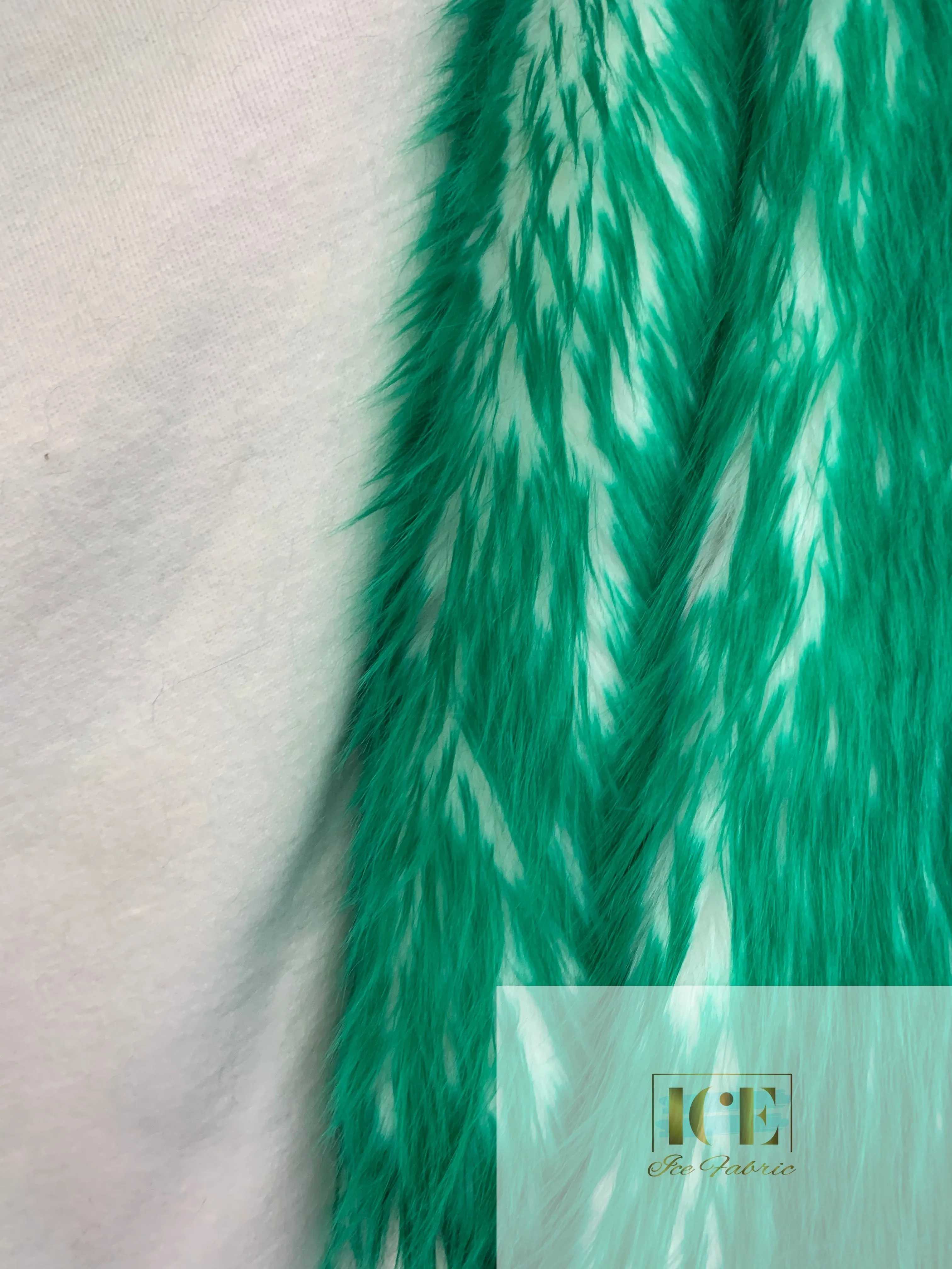 Kelly Green Canadian Fox Fake Animal Faux Fur Fabric