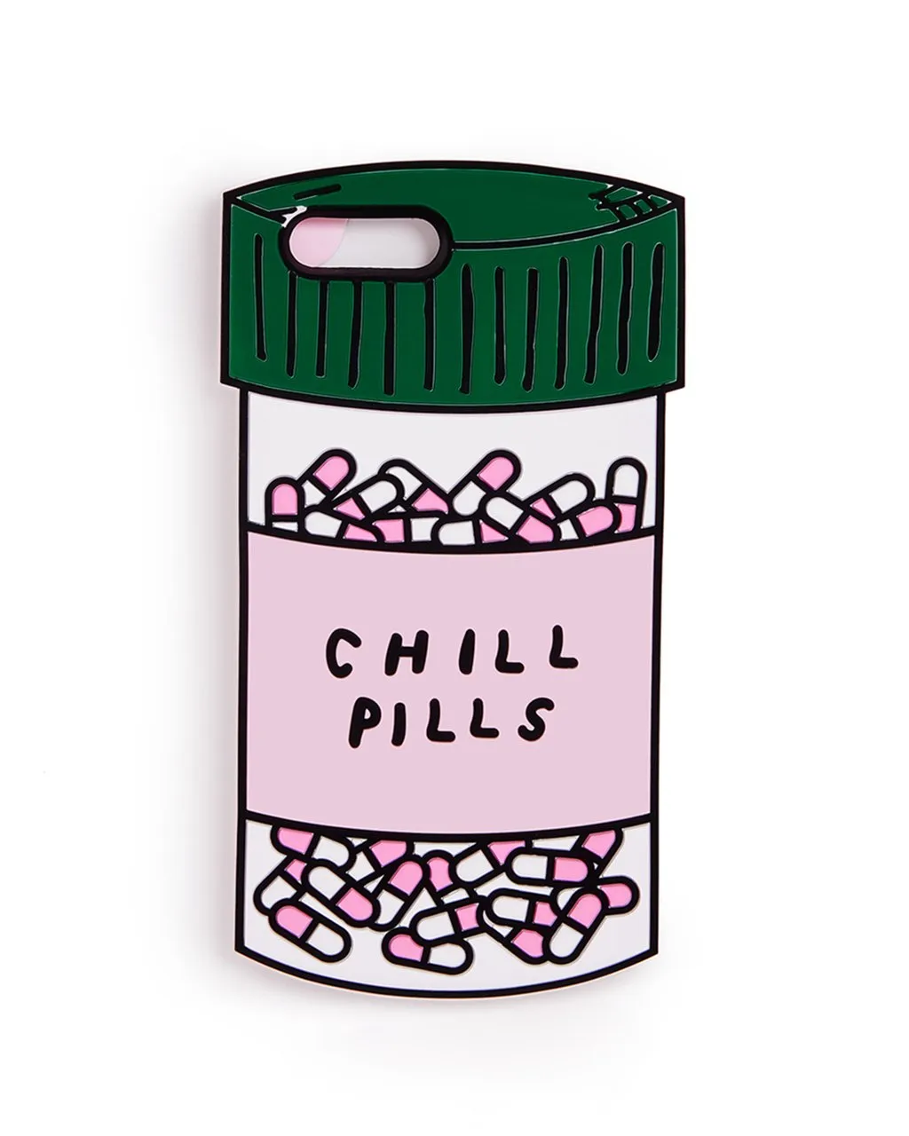 Silicone iPhone Plus Case - Chill Pills (7/8 )