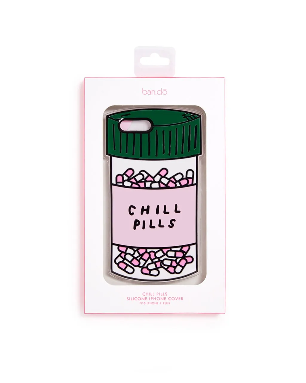Silicone iPhone Plus Case - Chill Pills (7/8 )